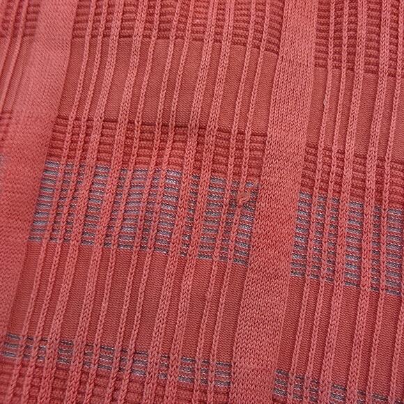 Derek Lam Women's 10 Crosby Orange Silk Layered Cardigan Set sz P Plaid Basic - Picture 8 of 12